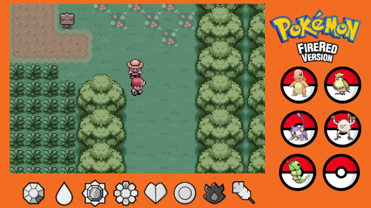 Pokonać Las Viridian, zwalczyć truciznę i zdobyć pierwszą odznakę | Pokemon Fire Red PL Lets Play #2