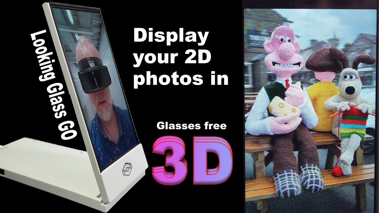 Looking Glass Go — 3D-дисплей для 2D-изображений (очки не требуются)