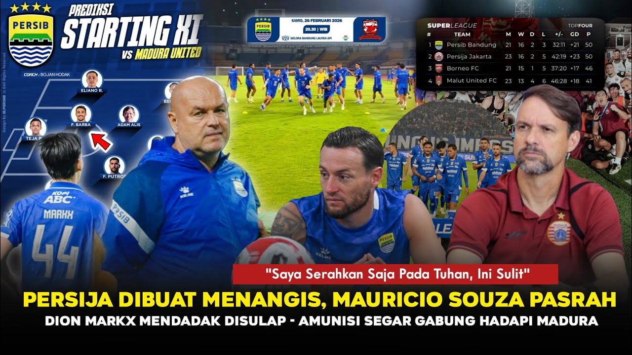 🔴PERSIB BENAR² UNTUNG BESAR‼️Rival Pasrah Lihat Fakta Ini, Amunisi Hadapi Madura, Dion Disulap🔥