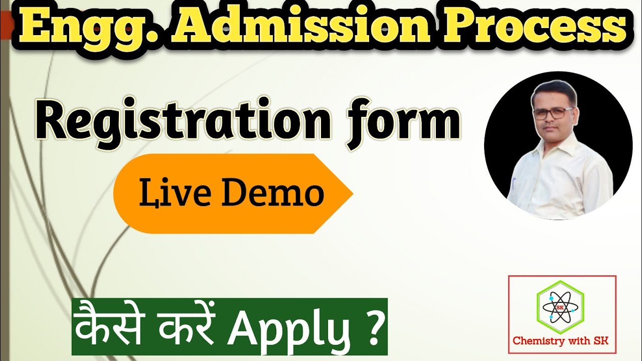 Registration Process for Engineering Admissions | How to Register online for Engg Admission