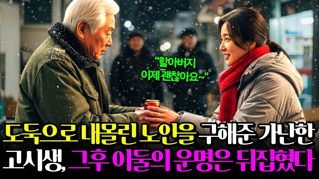 도둑으로 내몰린 노인을 구해준 가난한 고시생 그후 이둘의 운명은 뒤집혔다. ㅣ시니어사연ㅣ시니어감동사연ㅣ시니어라디오ㅣ감동실화ㅣ