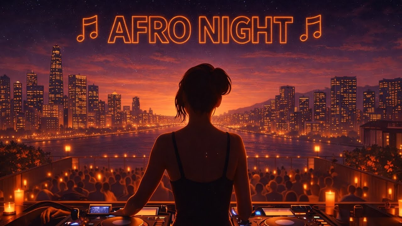 Hypnotic Afro House Rooftop Session 🌙 Afro Night