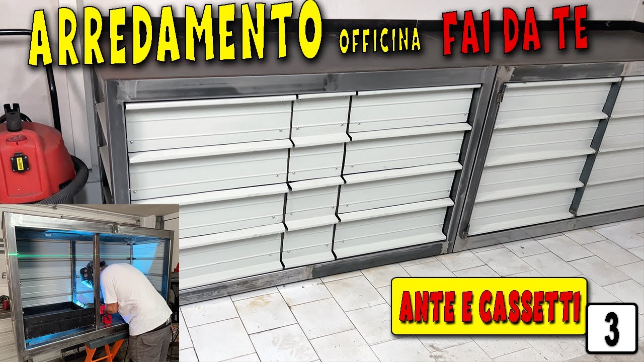 Arredamento officina 3 Ante e cassetti