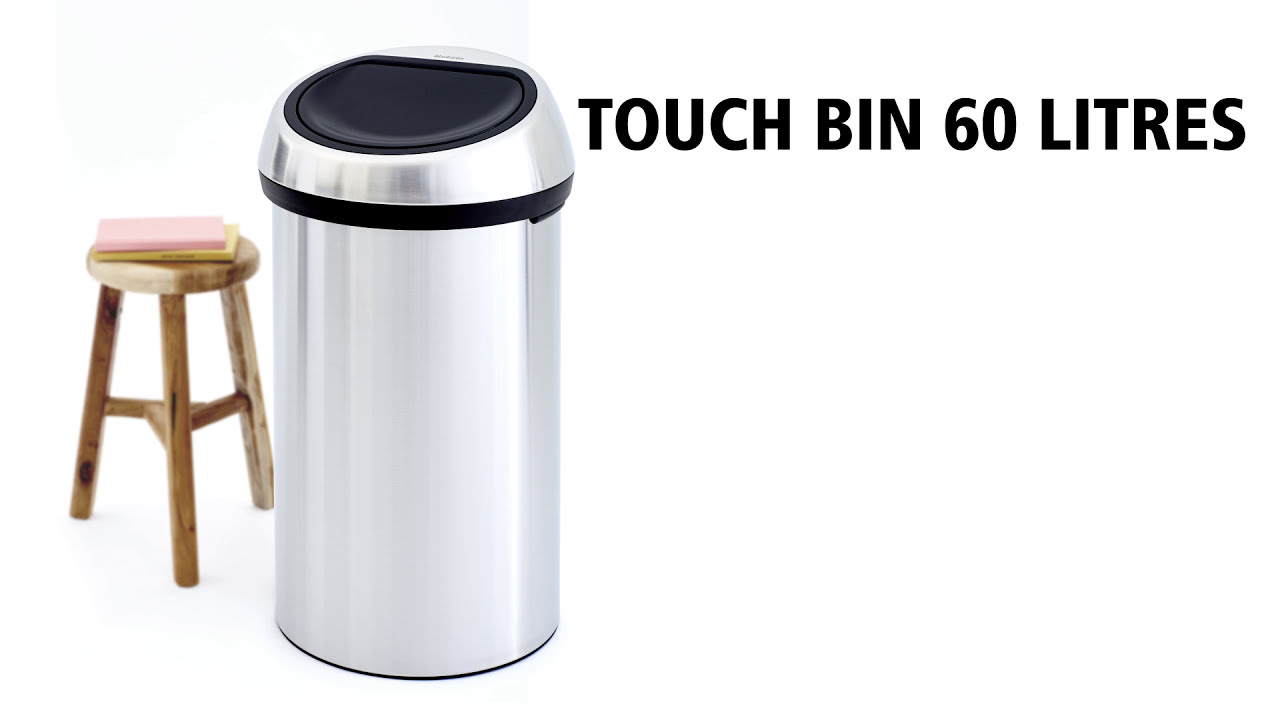 Brabantia Touch Bin 60L Poubelle | Brabantia