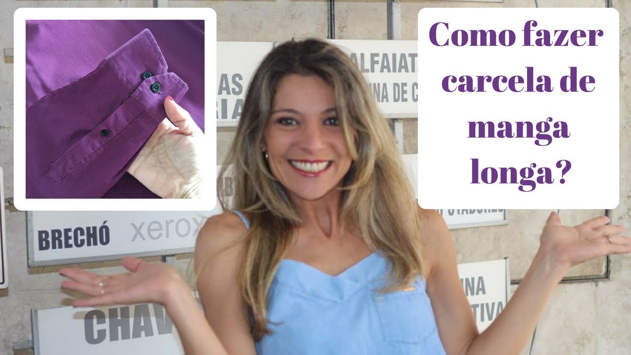 Como fazer carcela de camisa manga longa?
