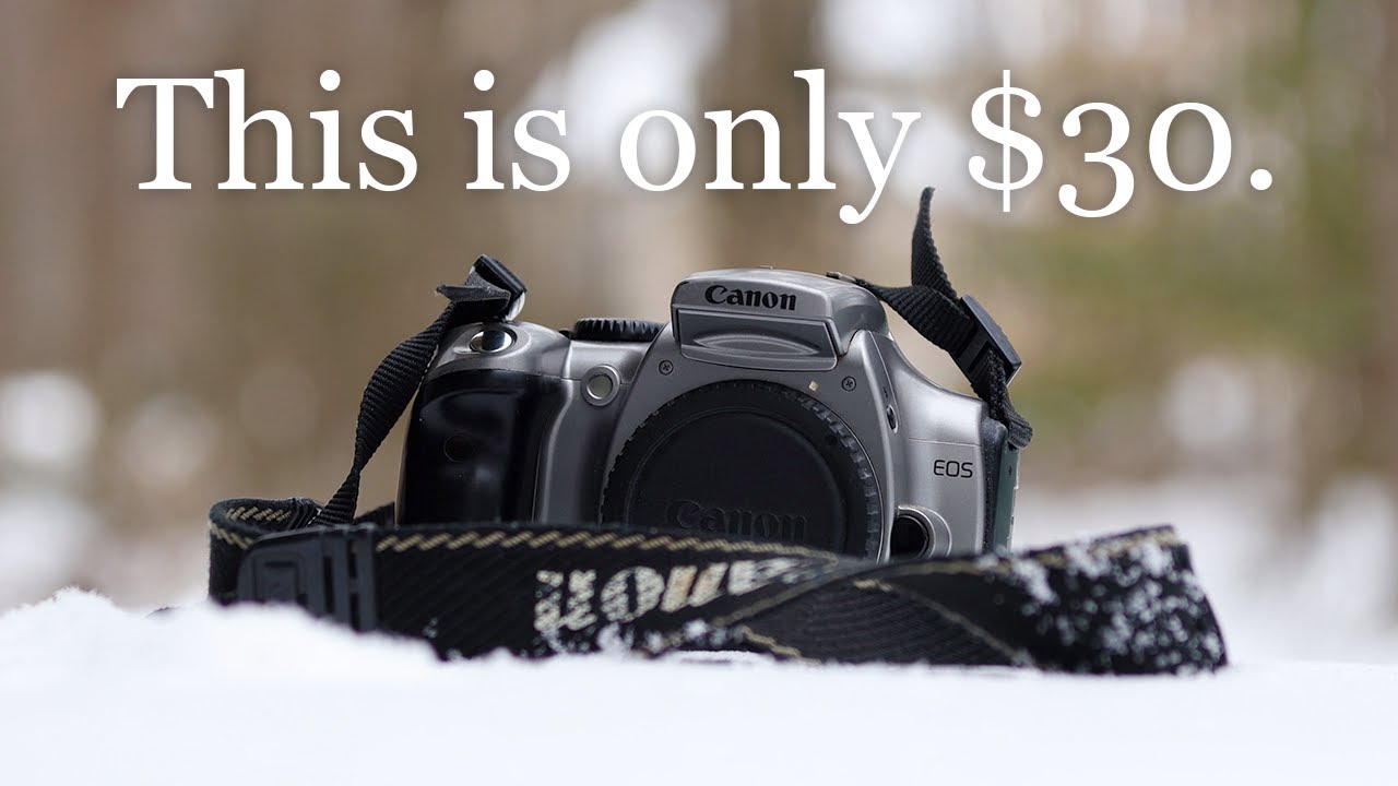 Зеркальная камера за 30 долларов! Первый цифровой бунтарь Canon. (EOS 300D)