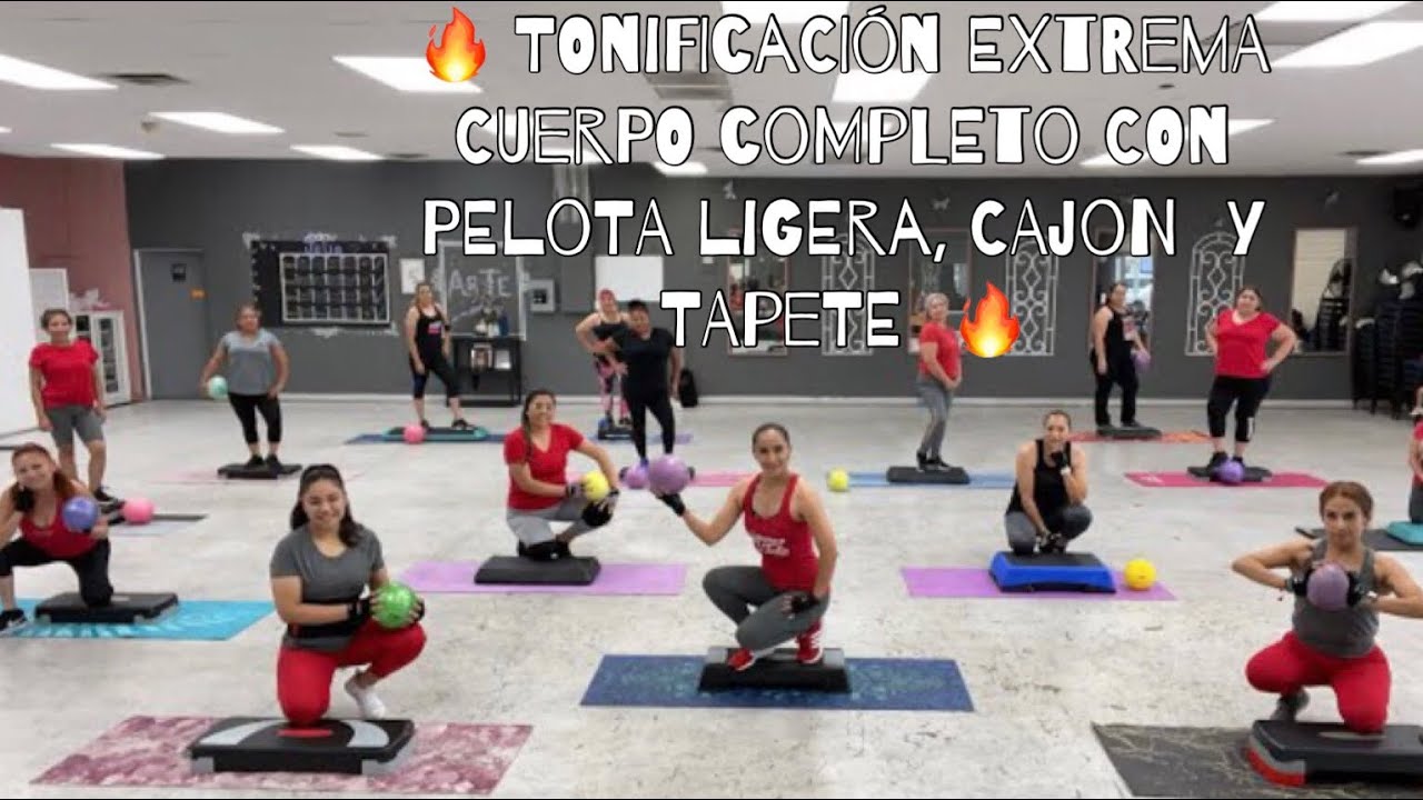 🔥🔥 STEP, TAPETE Y PELOTA LIGERA CLASE COMPLETA 🔥🔥