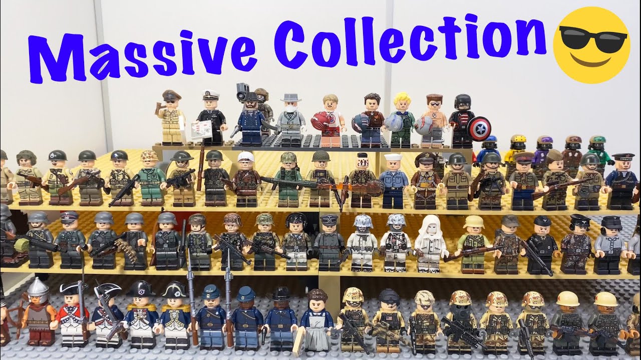 My Custom Lego Military Minifigures Collection - Brickmania, TMC & United Bricks