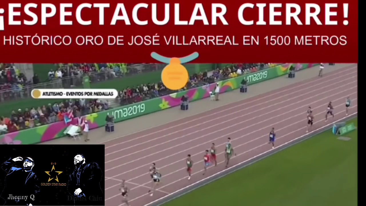 Jose Villarreal oro 1500 mts