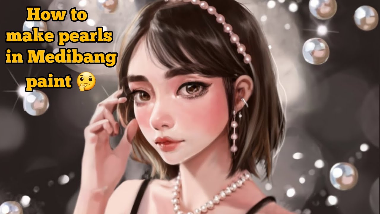 How to make & convert pearls into brush in Medibang Paint 