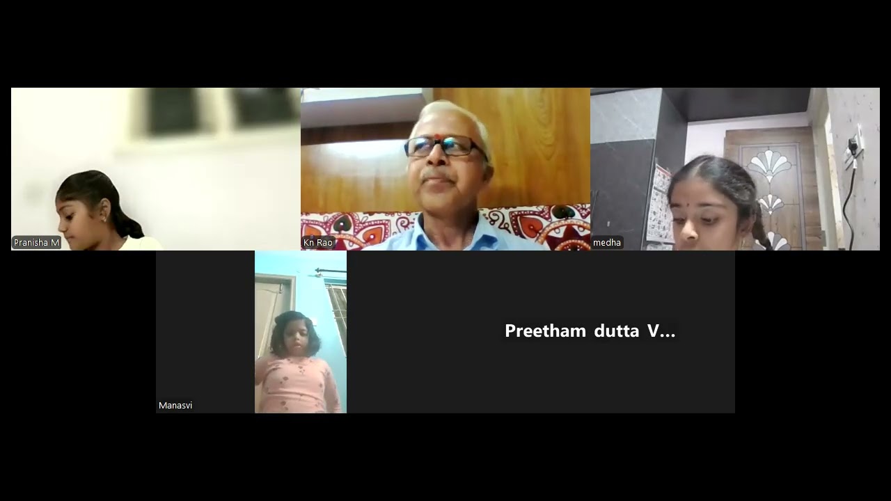 52.  Gita Recitation Batch 2 for children (Chapter 16  16 to 18)