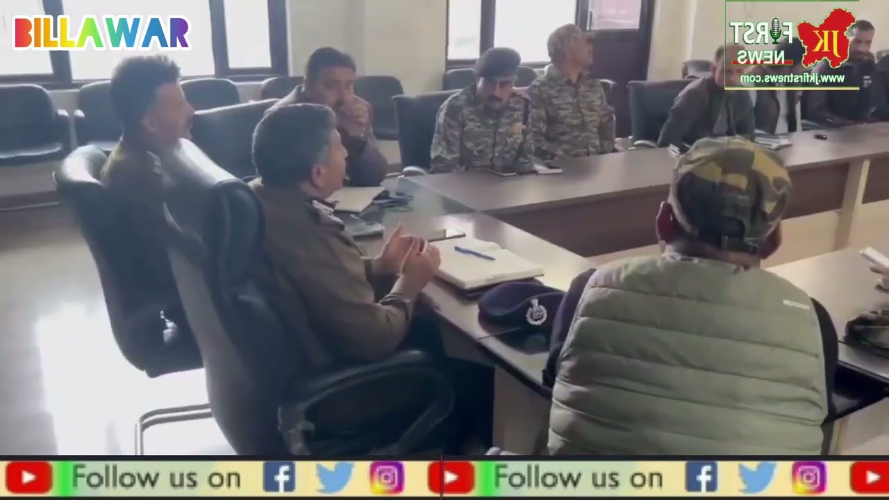 JOINT SECURITY REVIEW, OPERATIONAL PREPAREDNESS MEETING HELD BY DIG JKS RANGE AT BILLAWAR