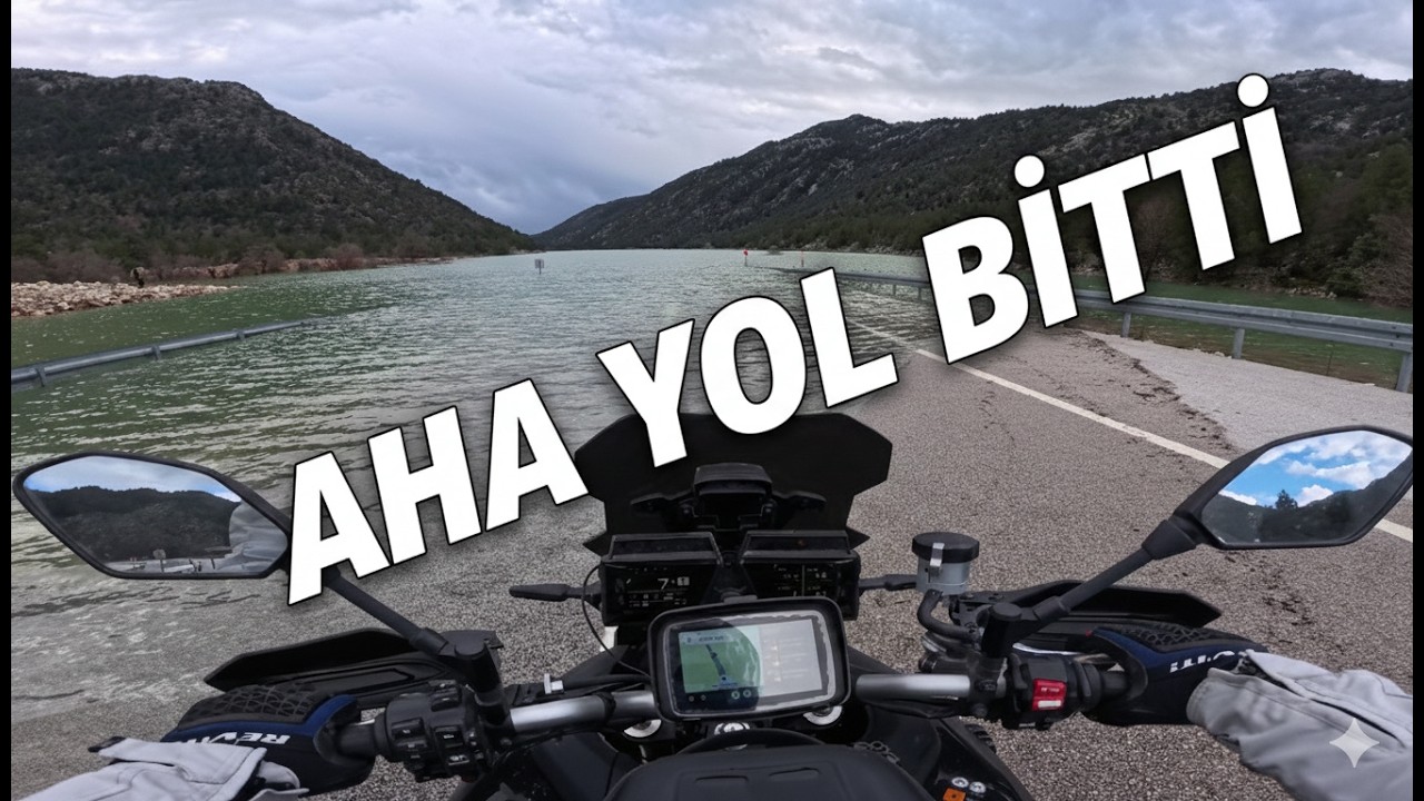 Antalya Yolu Sular Altında! - Gembos Ovası, Eynif Ovası - [4K] - TRACER 9 YAMAHA