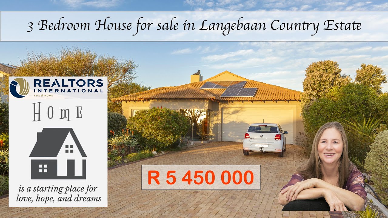 North facing 3 bedroom bordering the fairway for Sale in Langebaan Country Estate @ R 5 450 000