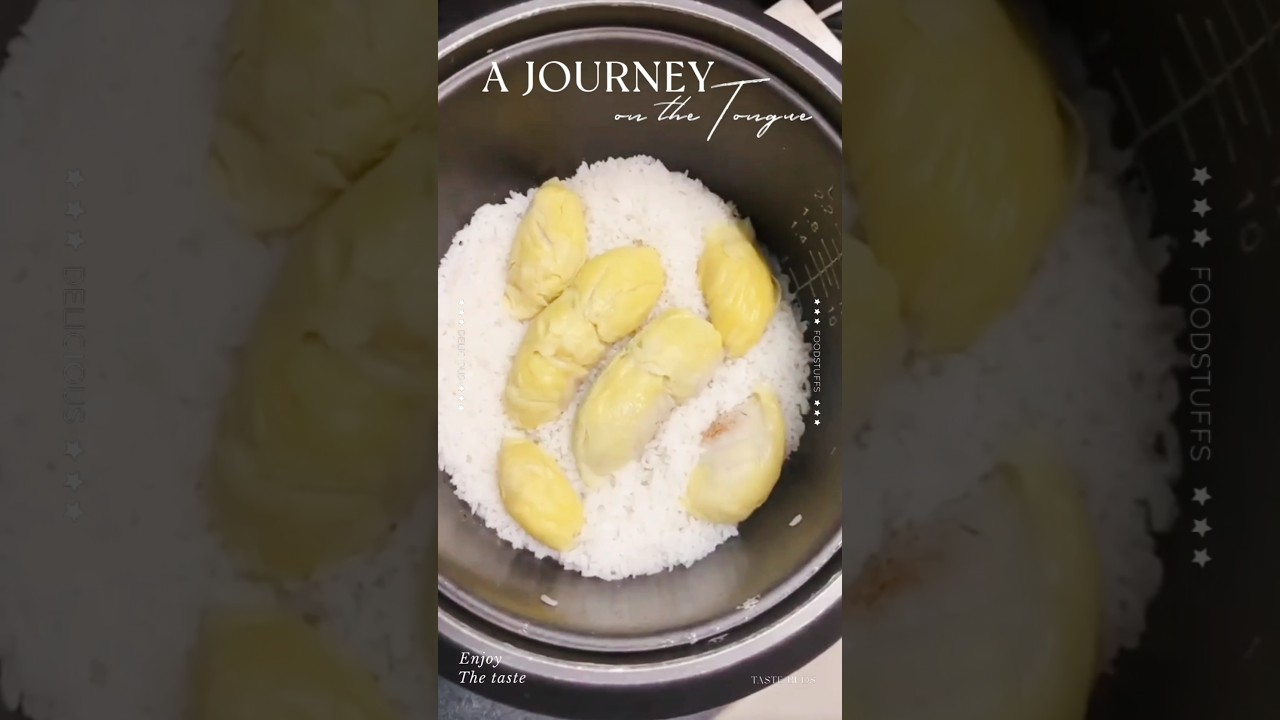 Sầu riêng hấp cơm 