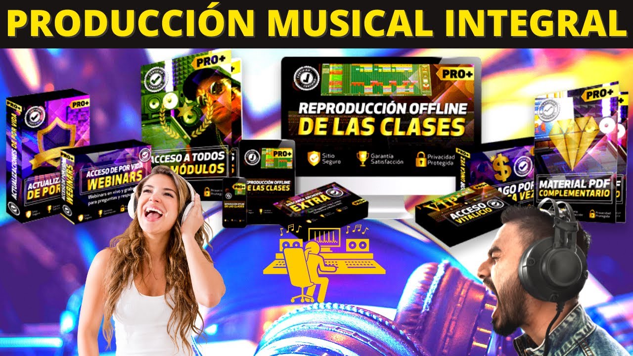 🔴 Curso Online PRODUCCION MUSICAL INTEGRAL Musical 🎼