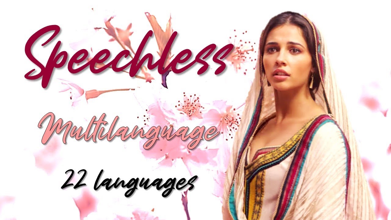 Speechless Multilaguage- Aladdin 2019 (22 languages)