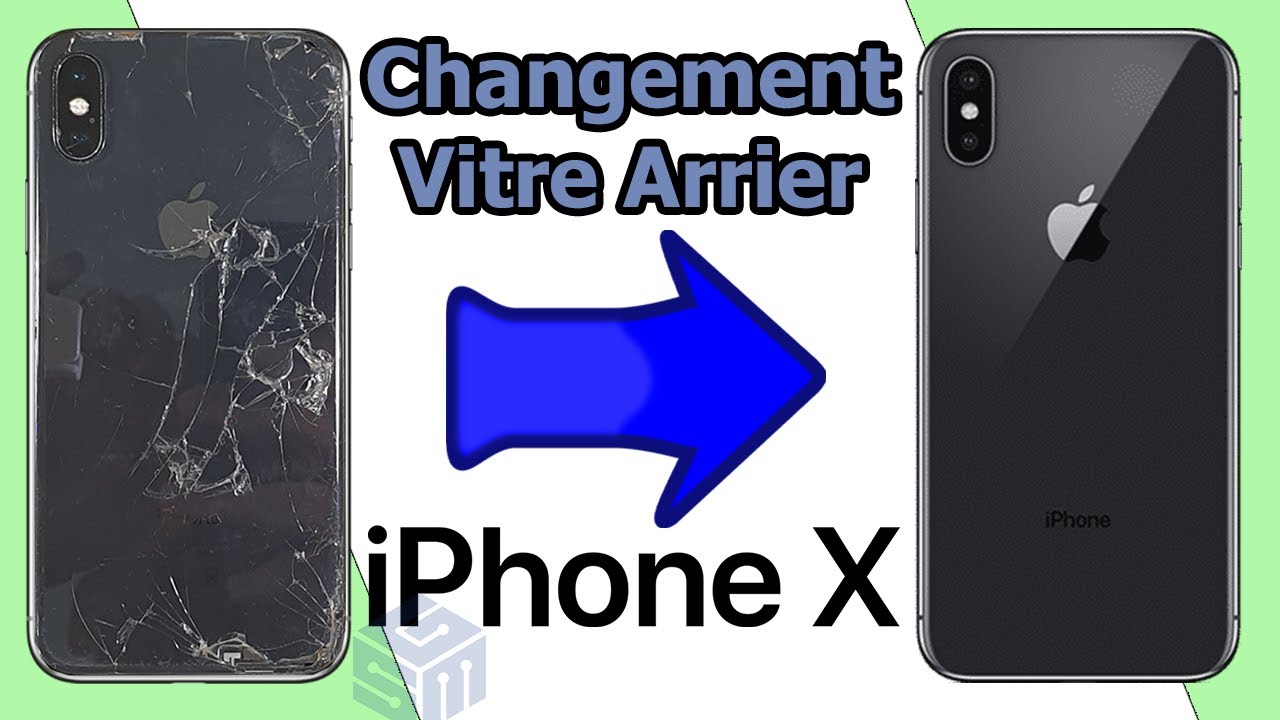 ( Restoration )Comment Changer Vitre Arrier iPhone X- Xr- Xs-/ Remplacement Back Glass iPhone X
