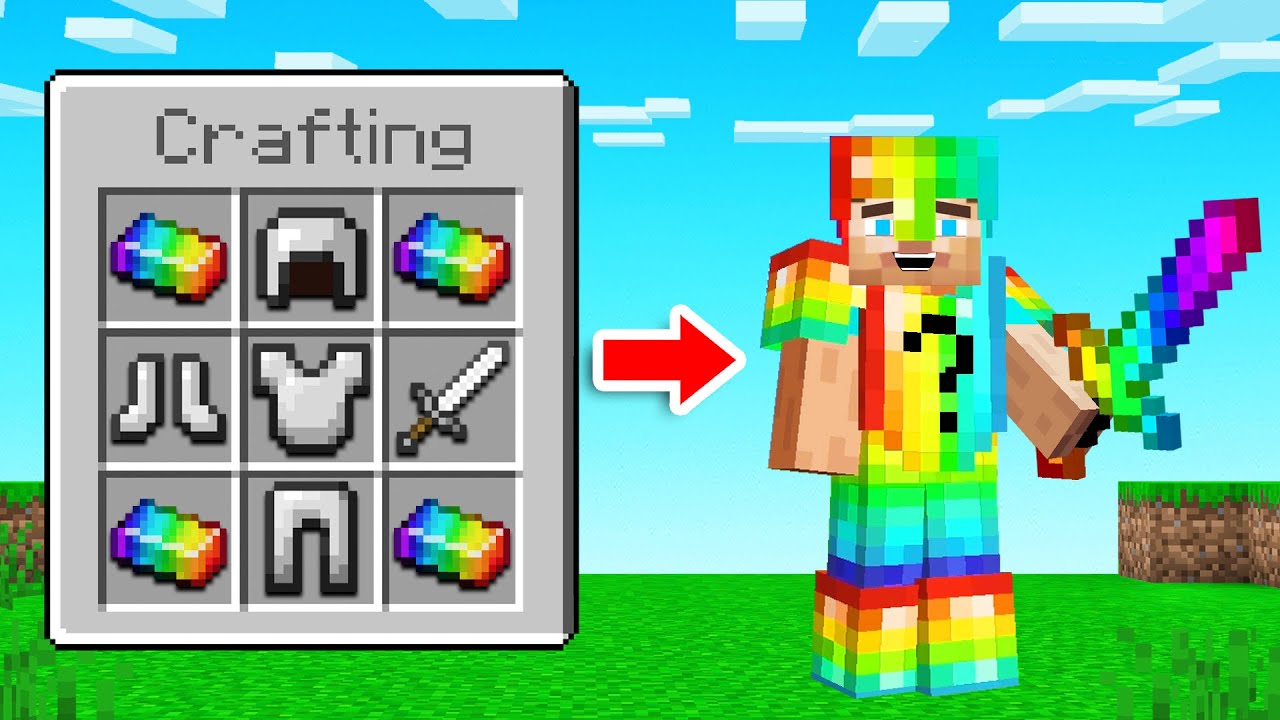 We Made +100000 LUCKY BLOCK ARMOR! (Minecraft)