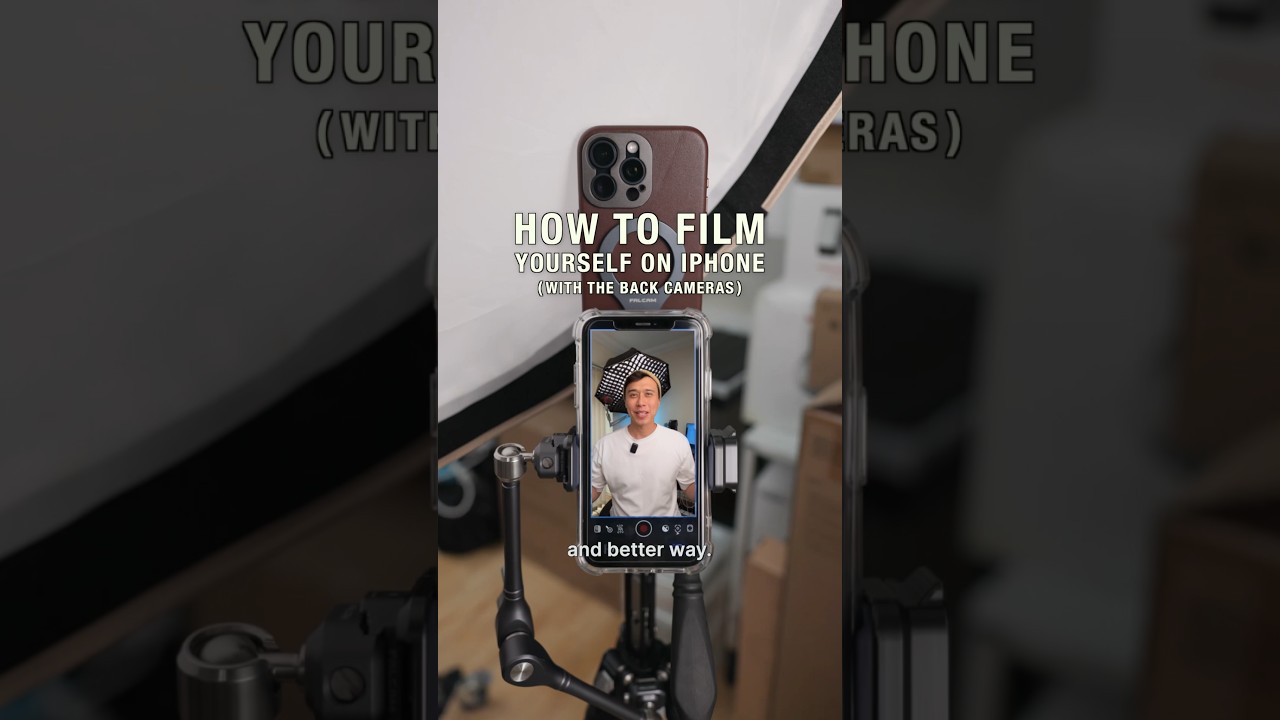 (New 2024 Edition) How to see yourself filming with iPhone&rsquo;s back cameras for best video quality