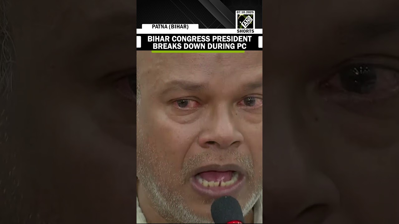 &lsquo;Faced discrimination as Dalit&rsquo;, Bihar Congress Prez breaks down at PC; condemns attack on CJI Gavai