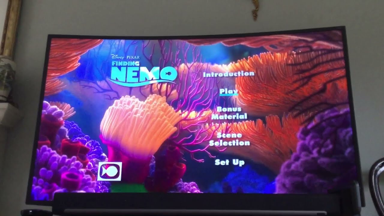 Opening To Finding Nemo 2 Disc Collector’s Edition Disc 1 Film 2004 UK DVD (Blu Ray Version)