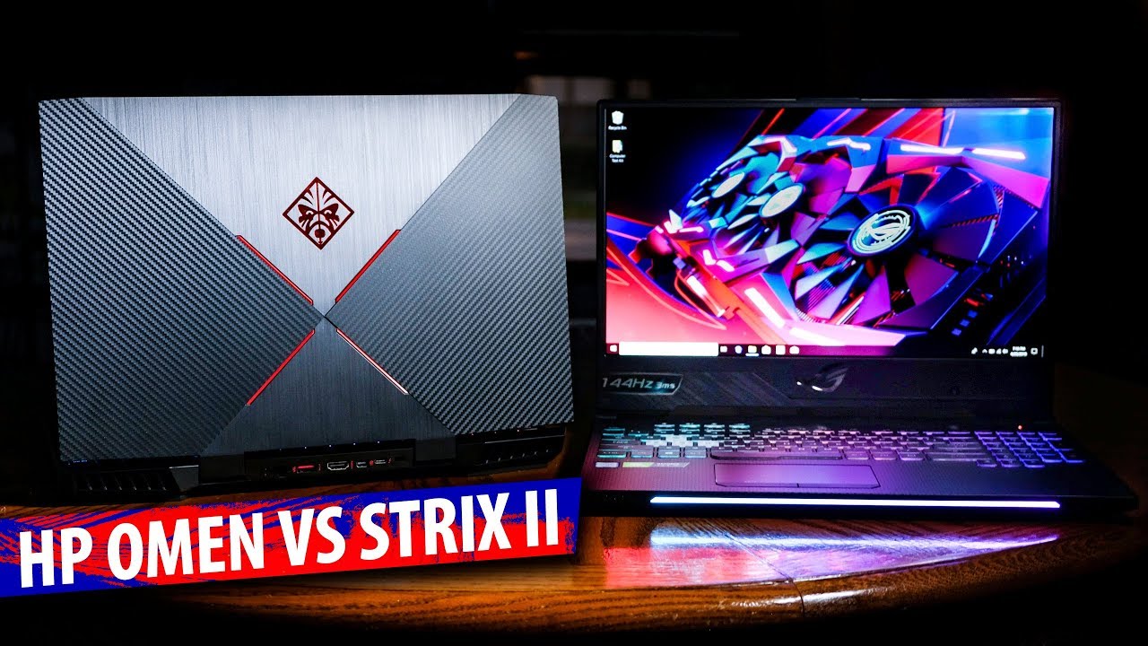 HP Omen 15t vs Asus Strix Scar II GL504 GW - Best Video Editing Laptops with RTX 2070 for $2000