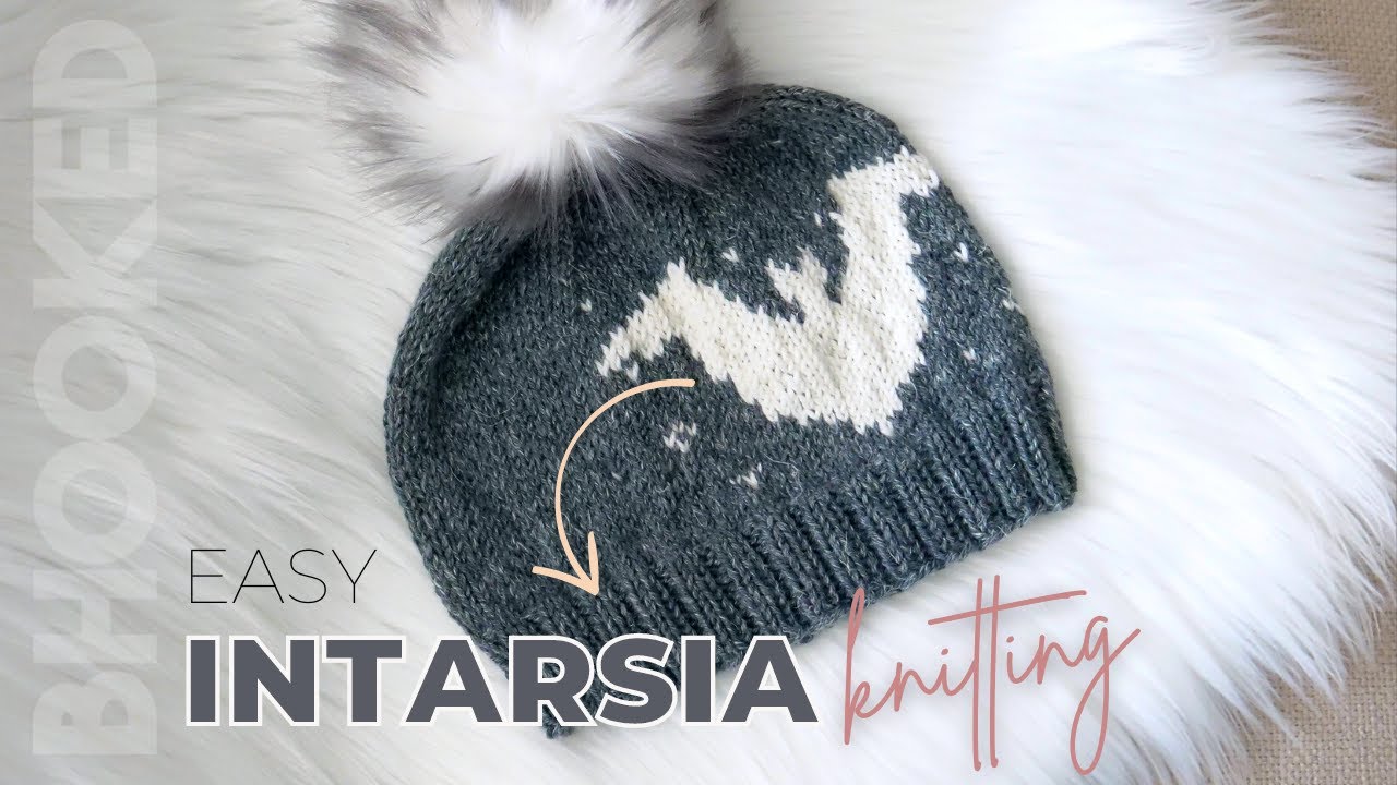 Intarsia Knitting for Beginners + CUTE Hat!