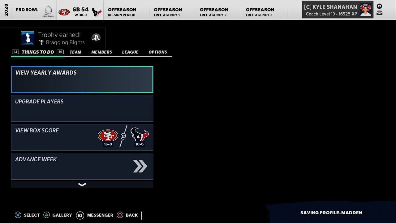 Madden NFL 21 ~ Bragging Rights & Head-to-head Trophy Guide