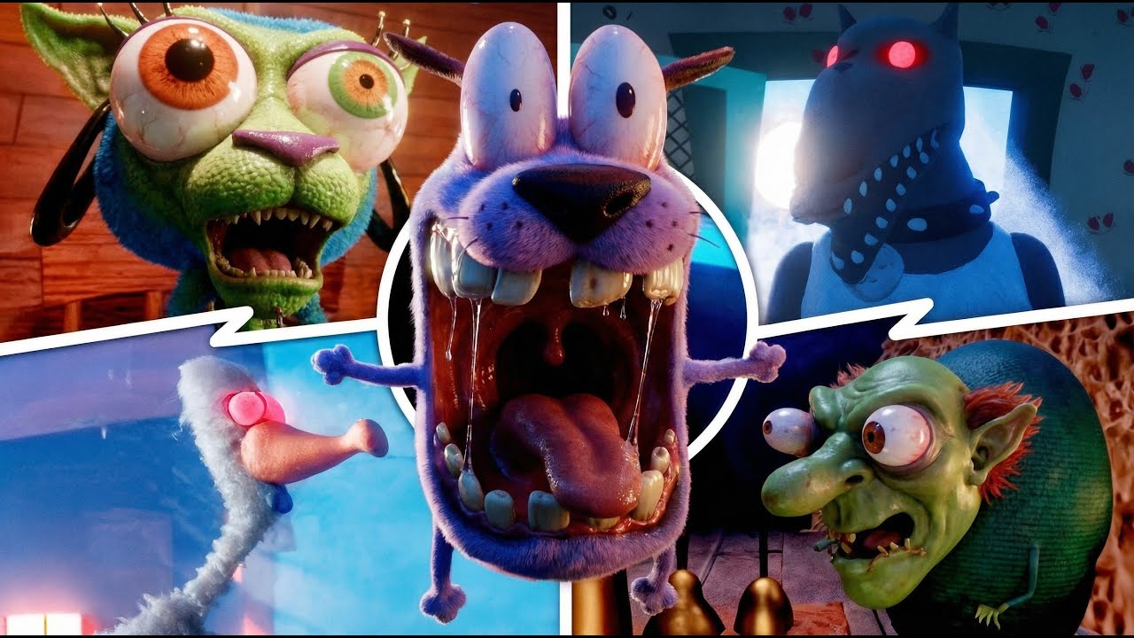 Courage The Cowardly Dog - Full GamePlay + Ending (ALL Secret Items)