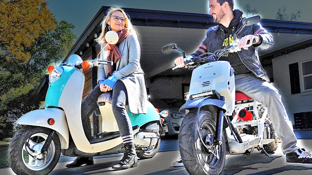 Её скутер круче моего? - Ruckus GY6 и Honda Metropolitan