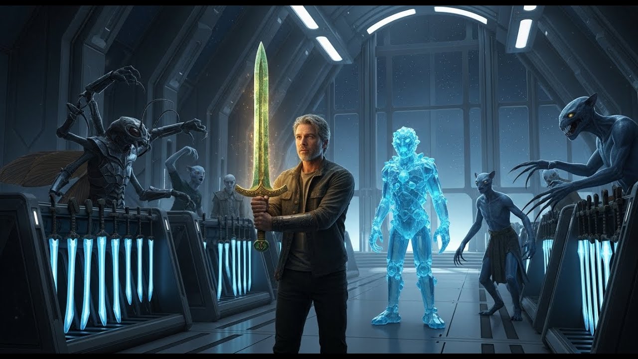 They Came to Practice—The Human Came Carrying a War Sword Older Than History | HFY | Sci-Fi Stories