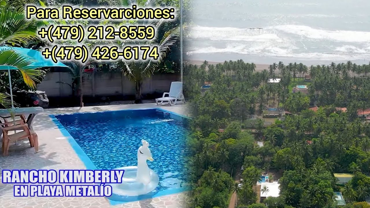 Rancho Kimberly, Para Hospedarse en EL SALVADOR, Playa Metalío, Acajutla, Sonsonate