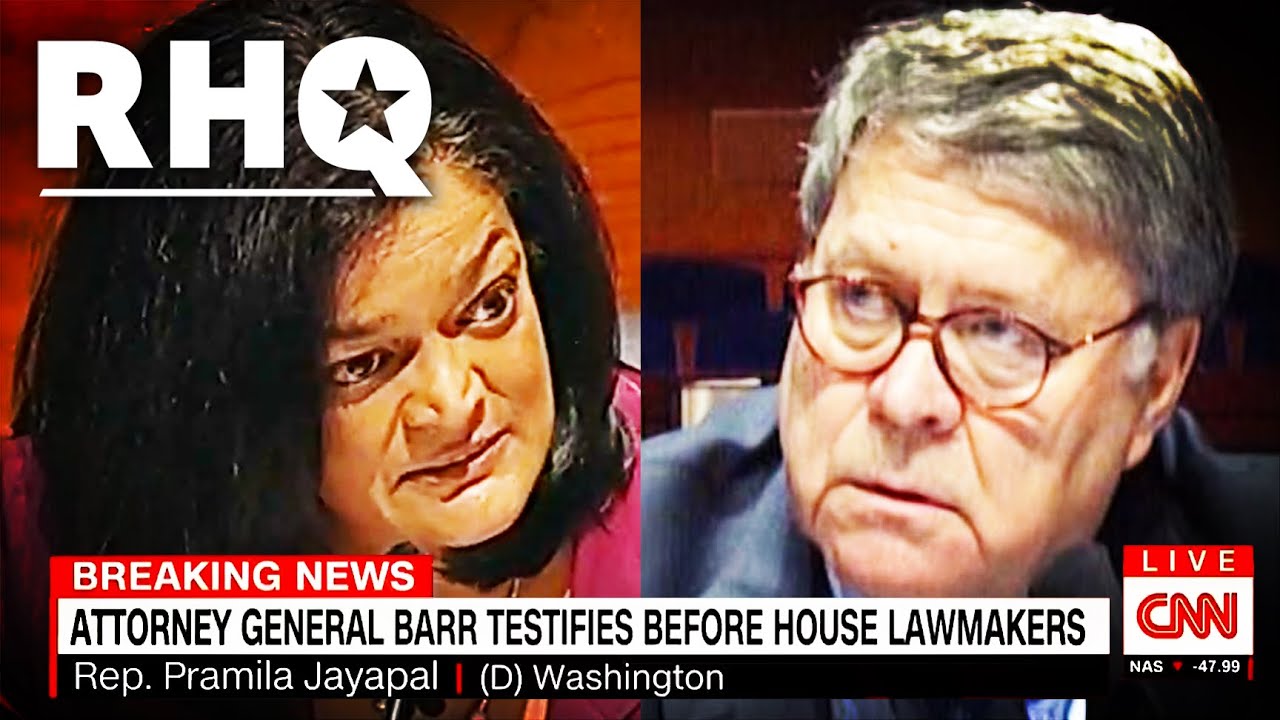 Rep. Jayapal EVISCERATES Smug Bill Barr In Heated Hearing