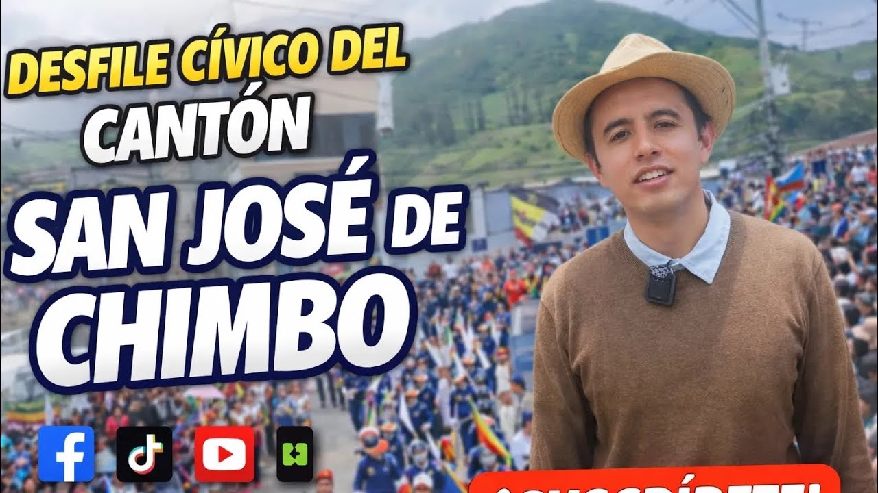 Desfile cívico de San José de Chimbo 
