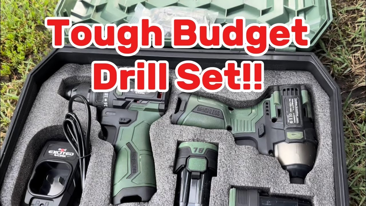 Tough Budget Drill Set! Excited Work 17v Drill & Driver Review! 
