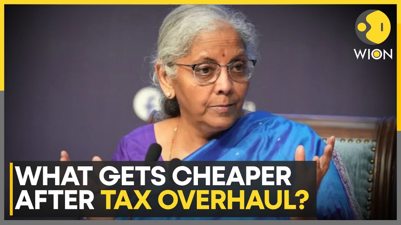 GST Reform: Nirmala Sitharaman Announces Reduced GST Rates For These Items | WION