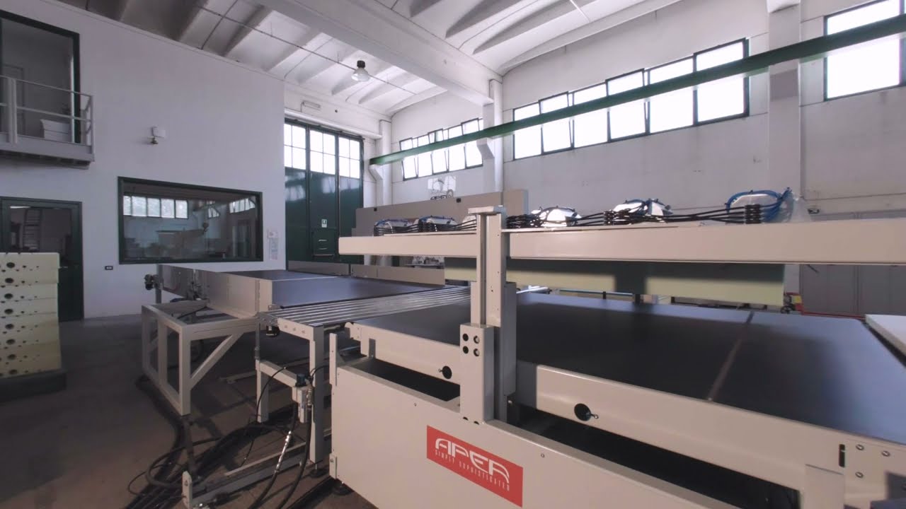 Automatic picking & matching power press + Automatic trimming and cutting saw