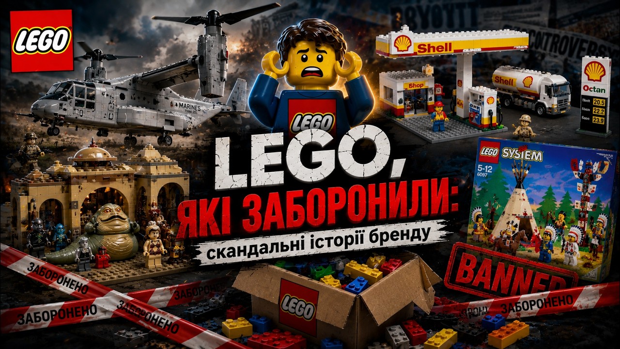 LEGO, які заборонили: скандальні історії бренду