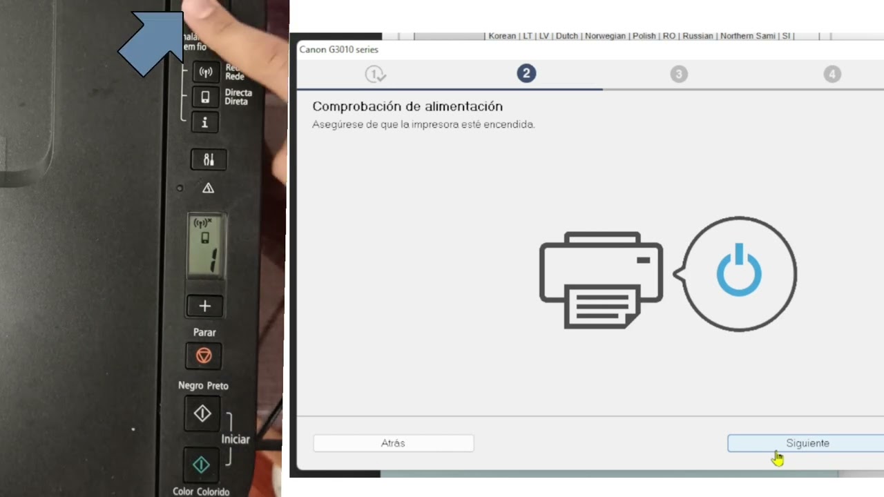 Conectar impresora Canon G3110 al Wifi