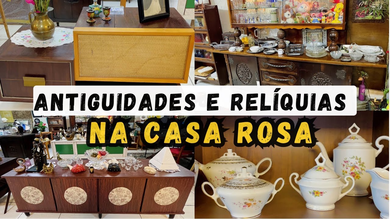 CONHEÇA A CASA ROSA/ Onde o VINTAGE ganha Vida.Garimpos Imperdíveis. #antiguidades #brecho #vintage 