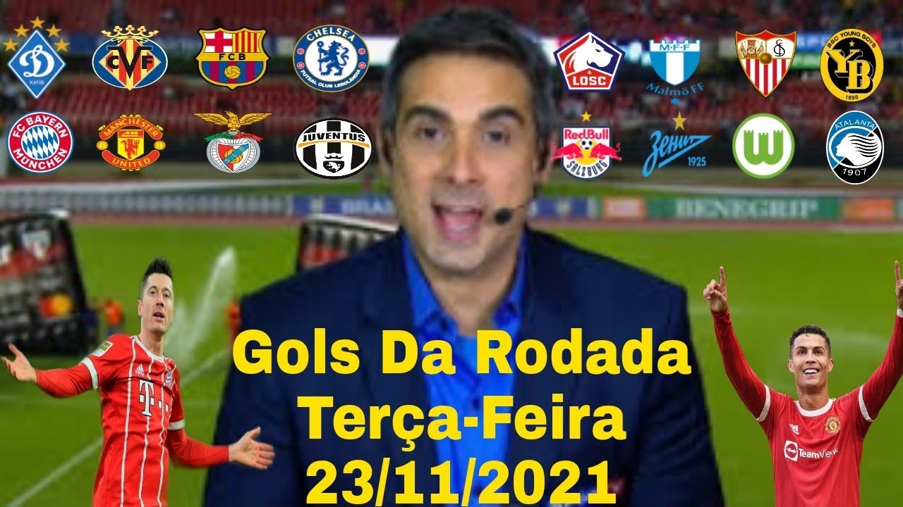 GOLS DESTA TERÇA-FEIRA 23/11/2021 | GOLS DE HOJE - GOLS DA CHAMPIONS LEAGUE HOJE - JOGOS DE HOJE