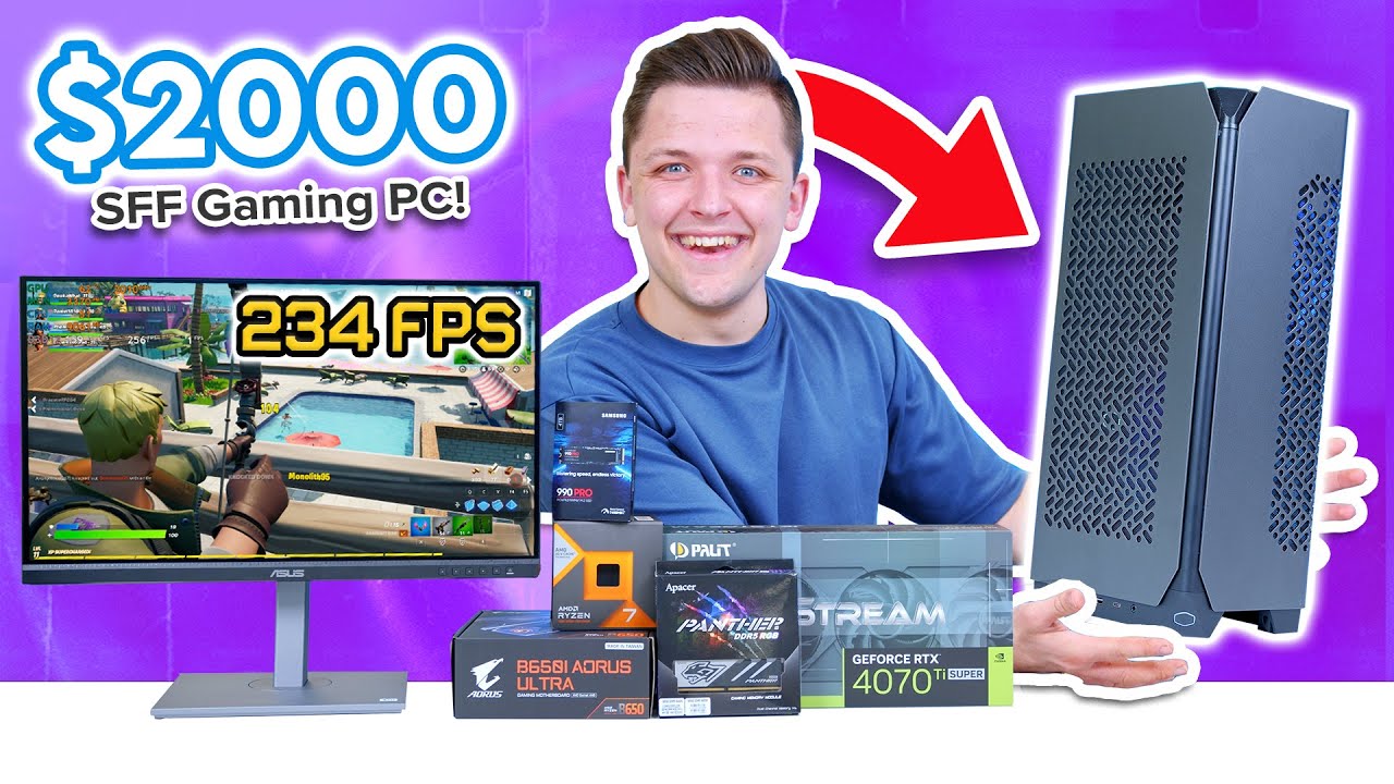 Building an Awesome $2000 ITX Gaming PC Build! 😆 [ft. RTX 4070Ti Super & NCORE 100 Max]