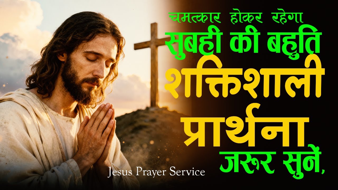 सुबह उठते ही परमेश्वरका   यह प्रार्थना जरूर सुनें, चमत्कार होकर रहेगा Jesus Prayer  Service 2026