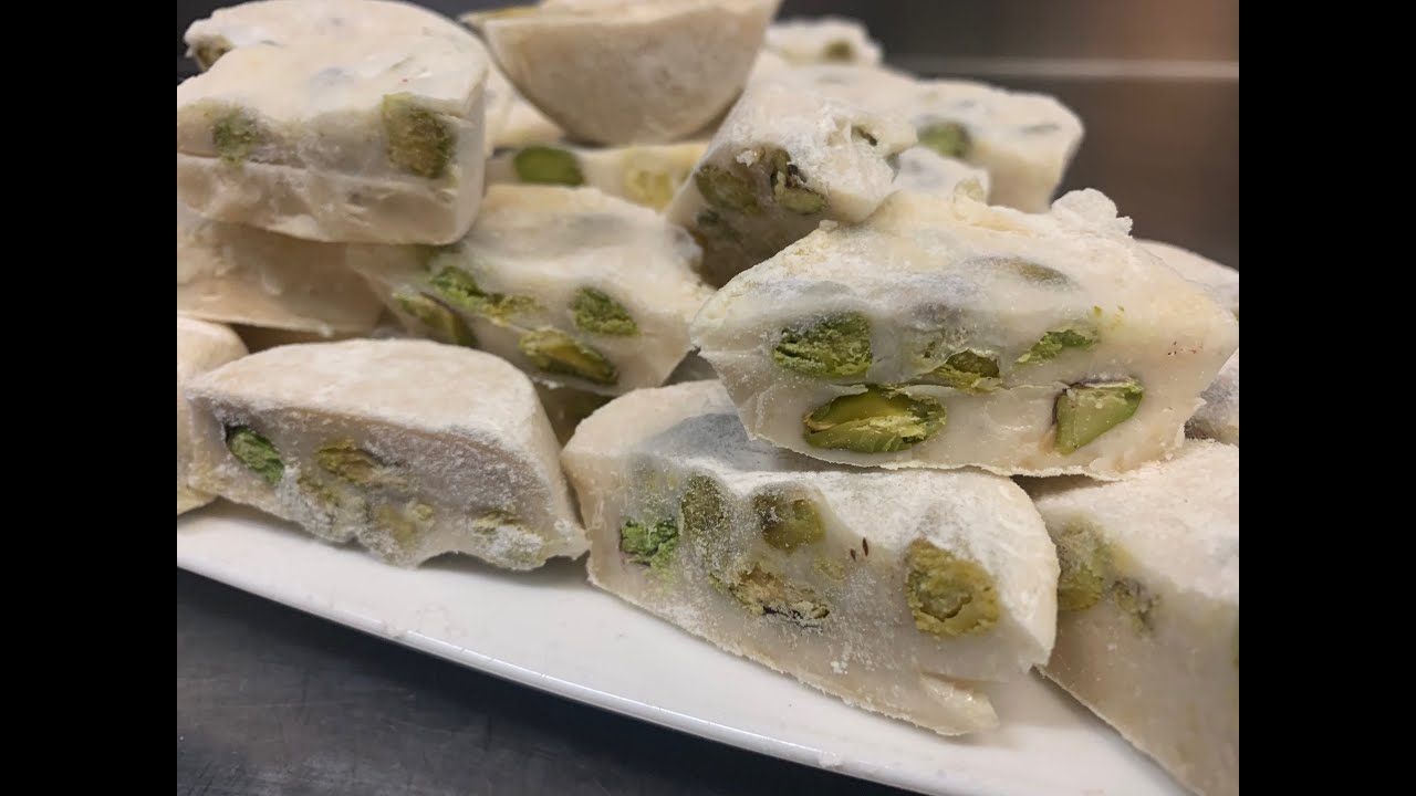 How To Make Persian Gaz (Pistachio Nougat)