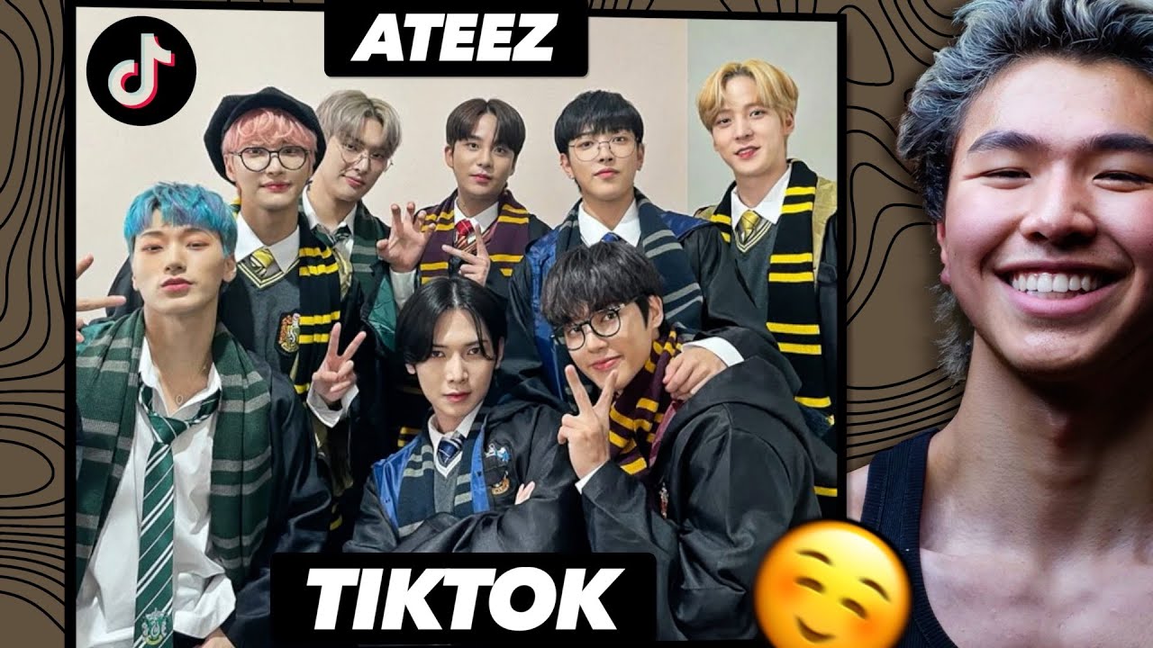 Athlete React to Ateez Funny TikToks From the Recent Show