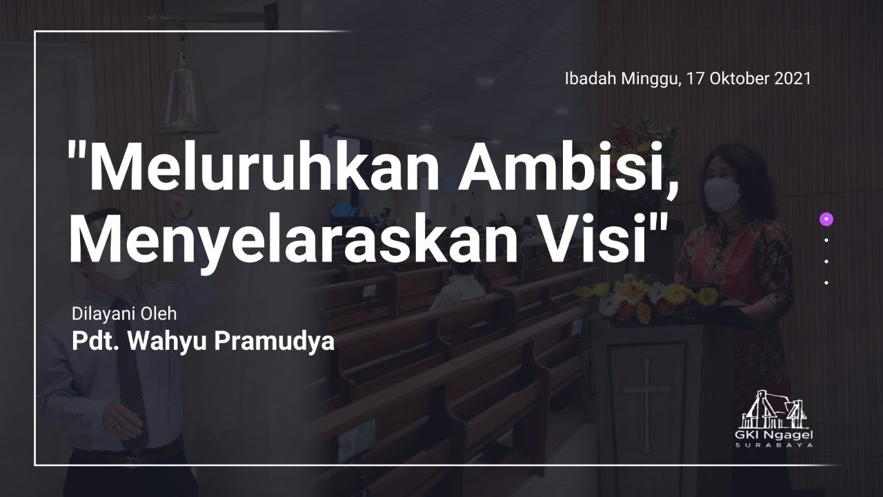 Ibadah Minggu, 17 Oktober 2021 pk. 08.00