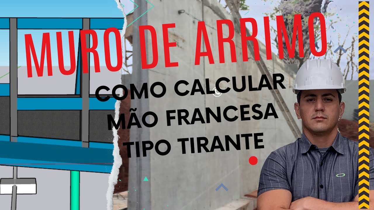 Como Calcular Muro de Arrimo:TIRANTES #CálculoEstrutural #contenção #arrimo #murodearrimo