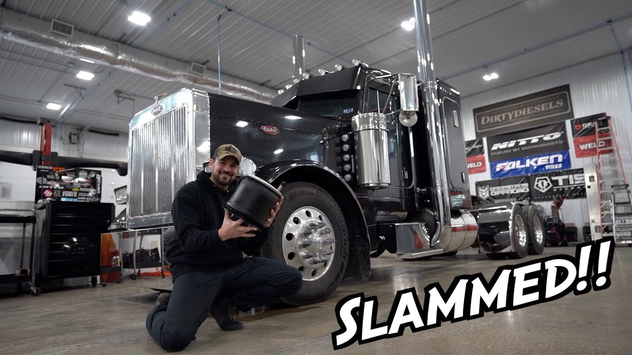 РАЗБИВАЮ СВОЙ PETERBILT 379 С ИНДИВИДУАЛЬНЫМ КОМПЛЕКТОМ AirRide!!! МАКСИМАЛЬНО НИЗКО!!!!