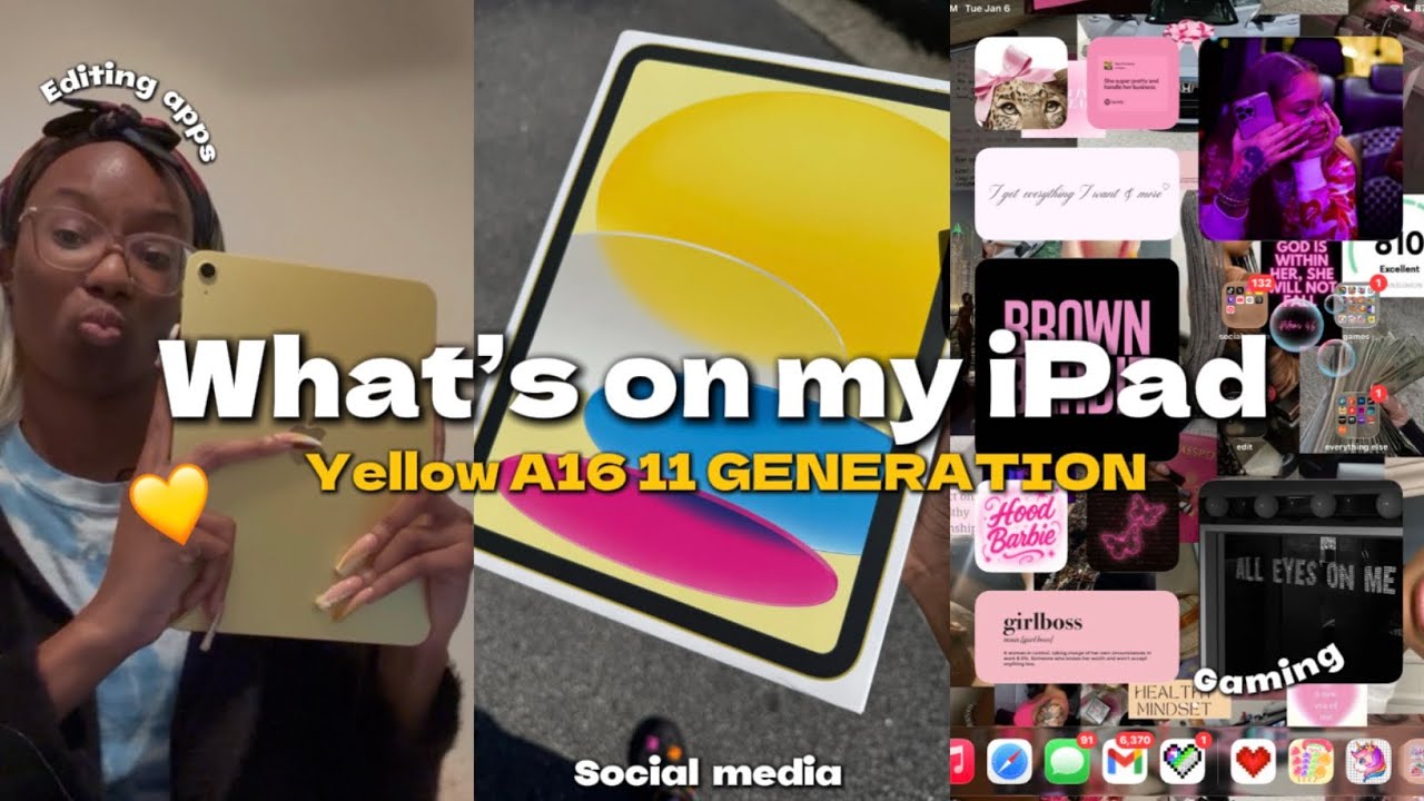 What’s on my iPad?? Yellow A16 11th Gen